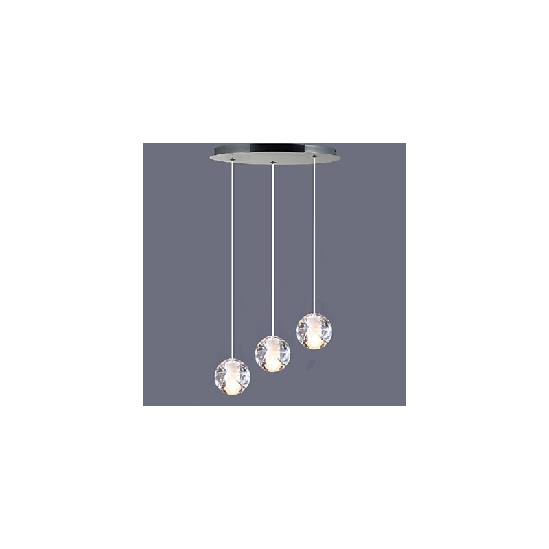 Lampadario a sospensione in cristallo Hail 3B