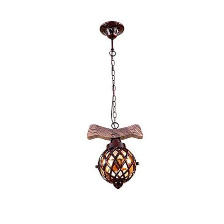 Lampadario a sospensione globo mini classico country beige