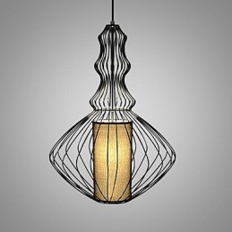Lampada a sospensione moderna semplice artistica 1 luce