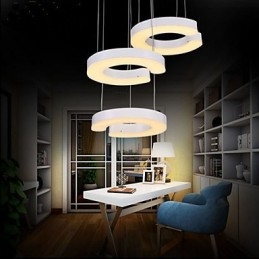 Lampadario a sospensione in acrilico C 3 luci