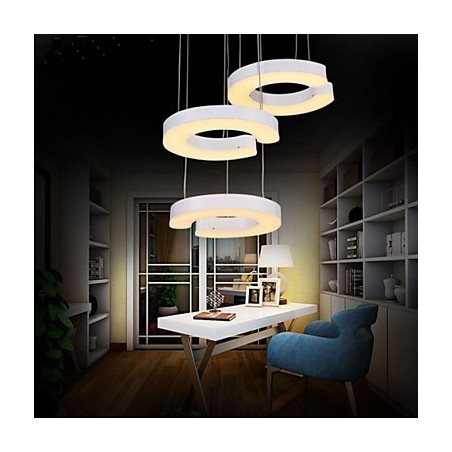 Lampadario a sospensione in acrilico C 3 luci