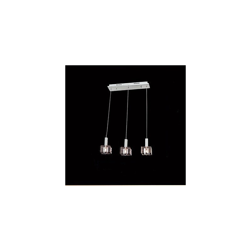 Lampada a sospensione in cristallo trasparente 46 cm con lampadina G4