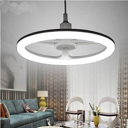 Lampadario a sospensione rotondo Art in metallo bianco