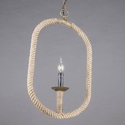 Lampada a sospensione classica rustica retrò in bronzo, 1 luce E12/E14