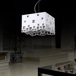 Lampada a sospensione moderna artistica 1 luce in cristallo