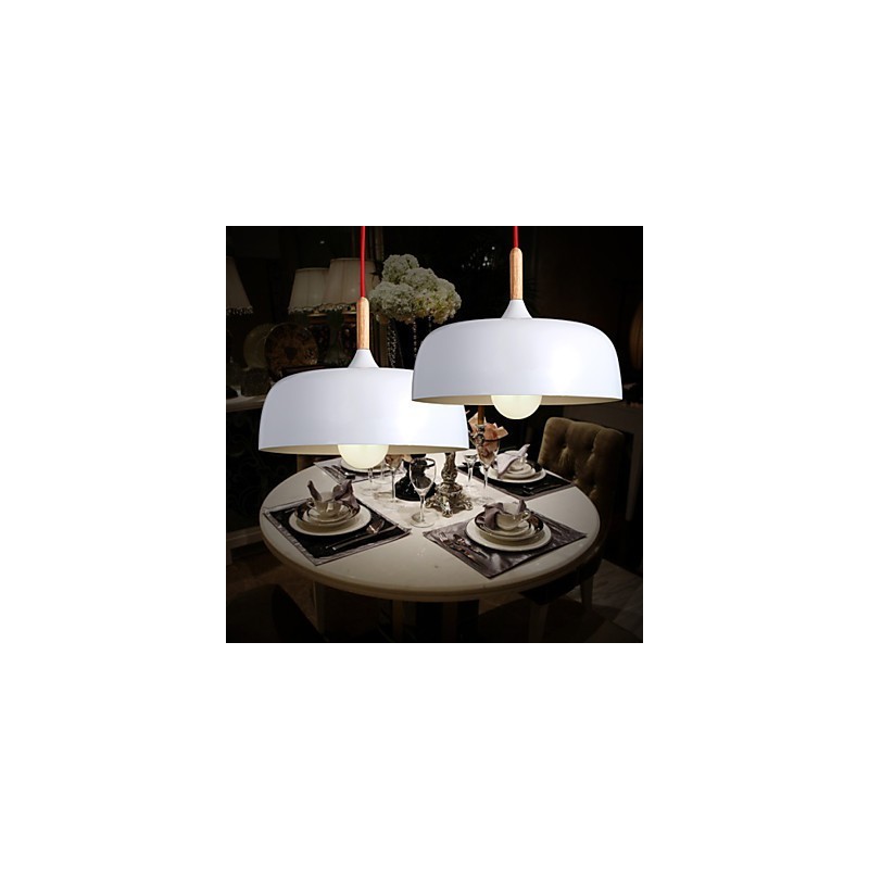 Lampadario a sospensione mini moderno contemporaneo in metallo bianco