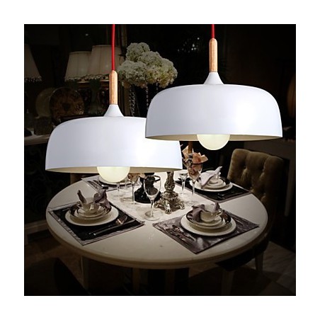 Lampadario a sospensione mini moderno contemporaneo in metallo bianco
