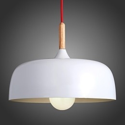 Lampadario a sospensione mini moderno contemporaneo in metallo bianco