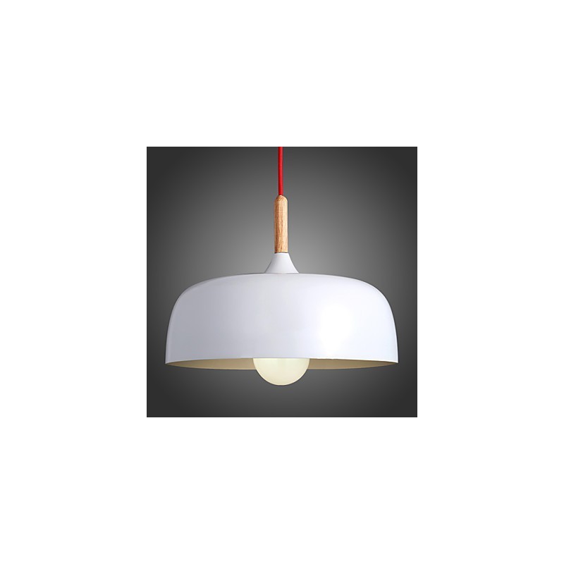 Lampadario a sospensione mini moderno contemporaneo in metallo bianco