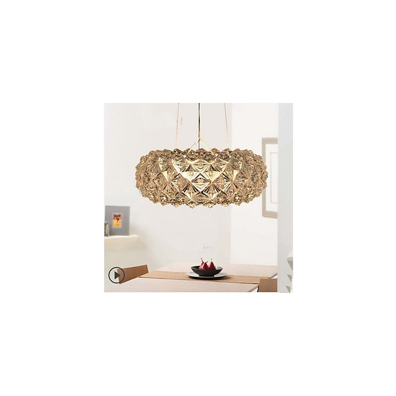Lampadario a sospensione mini in vetro trasparente a 3 luci Ion Zeus Kapo