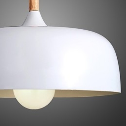 Lampadario a sospensione mini moderno contemporaneo in metallo bianco