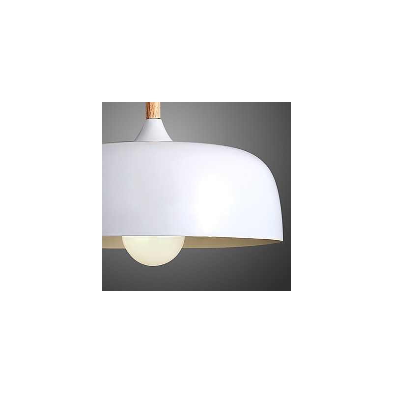 Lampadario a sospensione mini moderno contemporaneo in metallo bianco