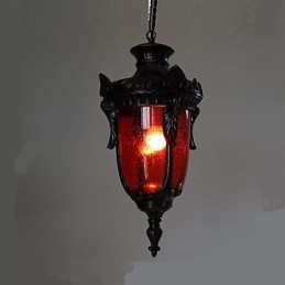 Lampada a sospensione industriale retrò semplice
