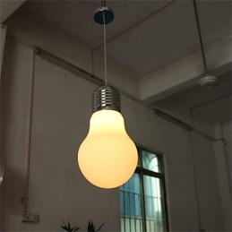 Lampada a sospensione country americana in vetro galvanizzato E26/E27 1 lampadina