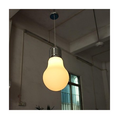 Lampada a sospensione country americana in vetro galvanizzato E26/E27 1 lampadina