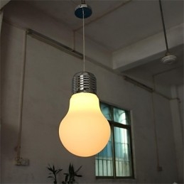 Lampada a sospensione country americana in vetro galvanizzato E26/E27 1 lampadina