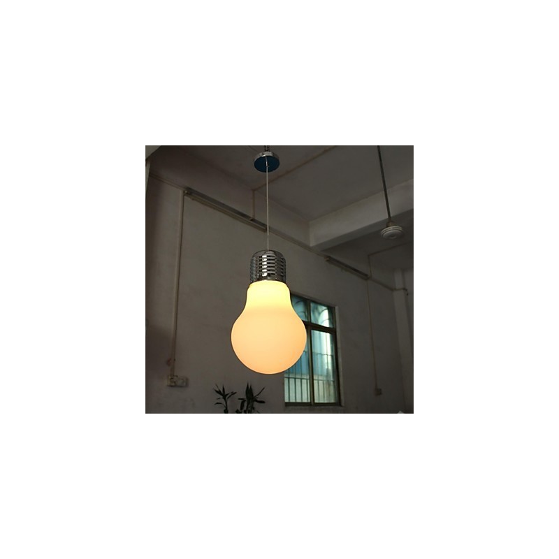 Lampada a sospensione country americana in vetro galvanizzato E26/E27 1 lampadina