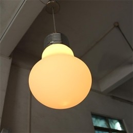 Lampada a sospensione country americana in vetro galvanizzato E26/E27 1 lampadina
