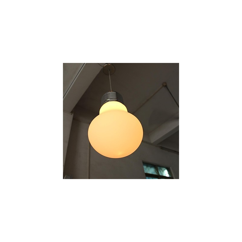 Lampada a sospensione country americana in vetro galvanizzato E26/E27 1 lampadina