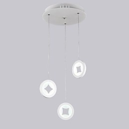 Lampada a sospensione LED moderna a 3 livelli in acrilico, 1000 x 330 mm
