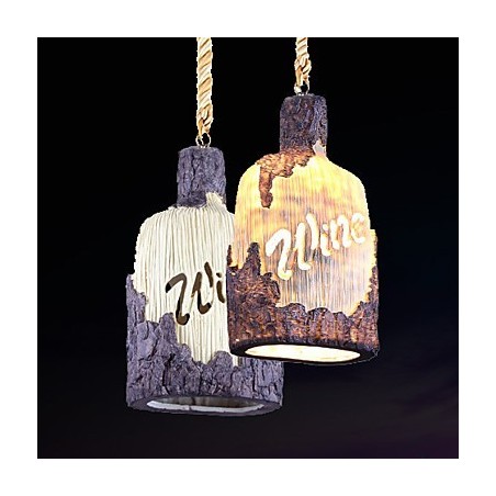 Lampadario a sospensione singolo piccolo Cafe American Country
