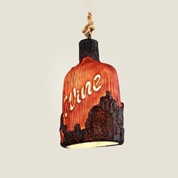Lampadario a sospensione singolo piccolo Cafe American Country