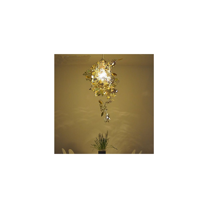 Lampada a sospensione LED Mercoledì Luce in metallo 3 luci oro argento bianco