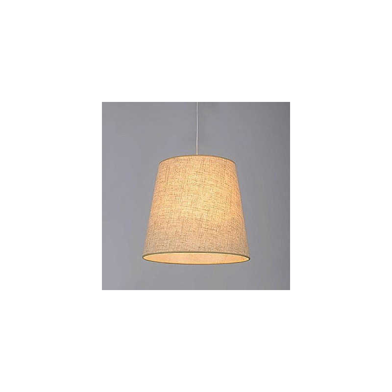 Lampada a sospensione moderna in metallo e tessuto 34 cm