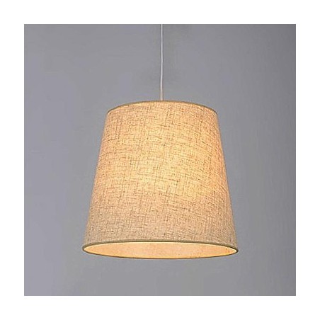 Lampada a sospensione moderna in metallo e tessuto 34 cm