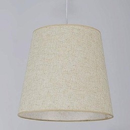 Lampada a sospensione moderna in metallo e tessuto 34 cm