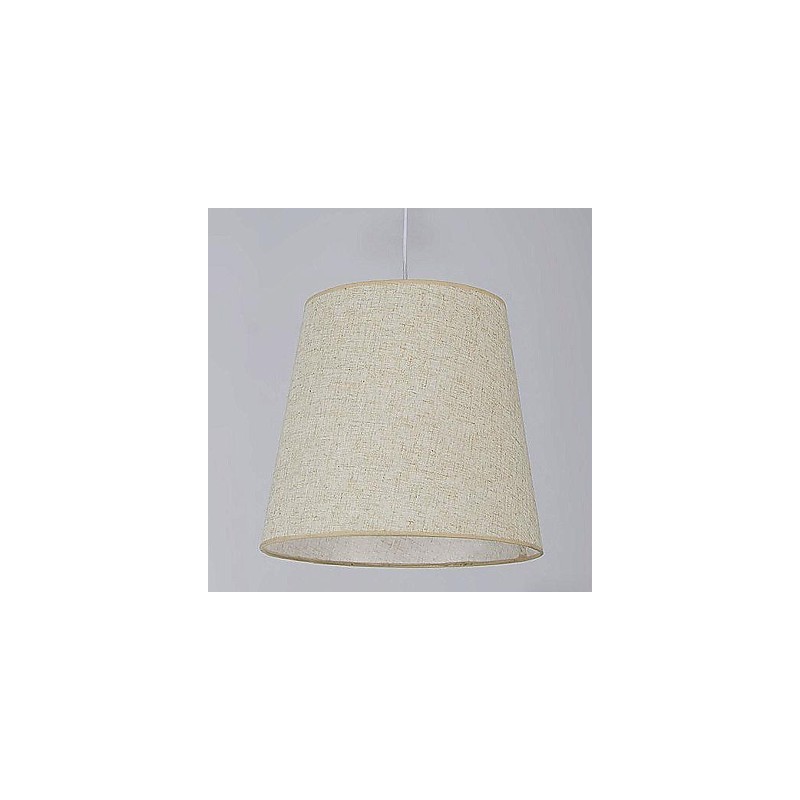 Lampada a sospensione moderna in metallo e tessuto 34 cm
