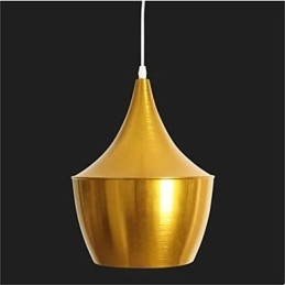 Lampadario a sospensione in alluminio Americange Gold a 3 teste