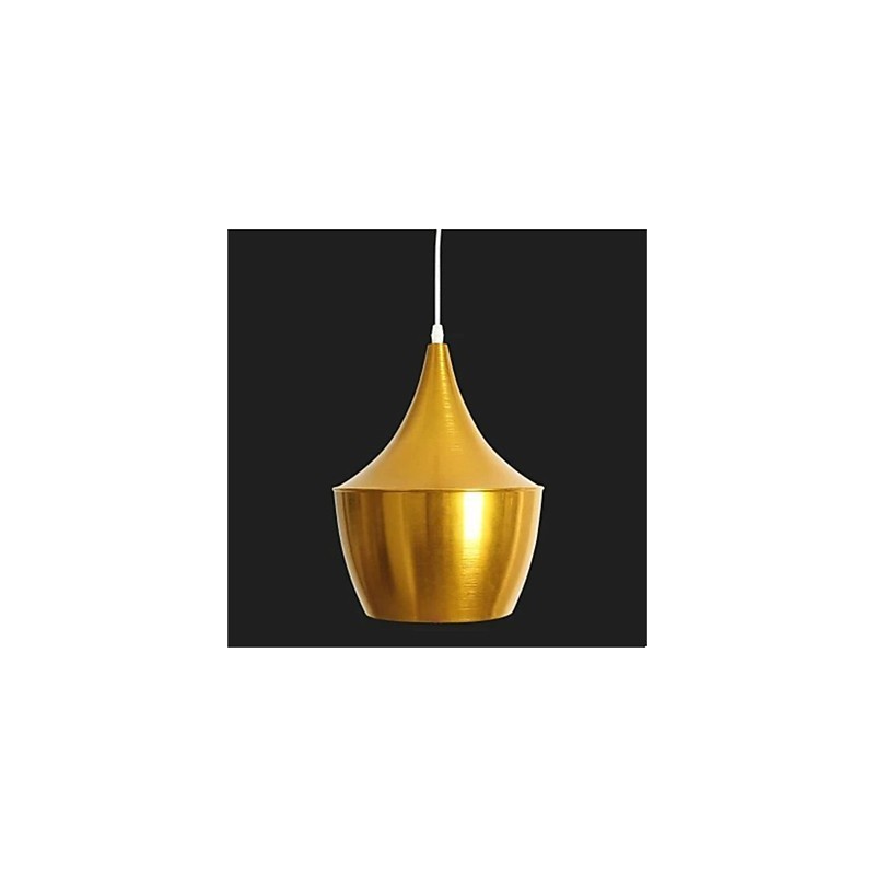 Lampadario a sospensione in alluminio Americange Gold a 3 teste