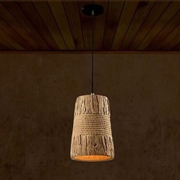 Lampada a sospensione industriale retrò mini cemento