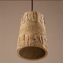 Lampada a sospensione industriale retrò mini cemento