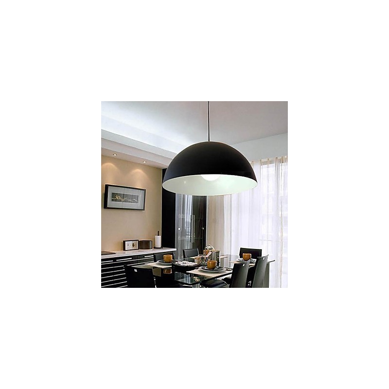 Lampada a sospensione moderna in metallo 1 luce E26/E27 100 cm
