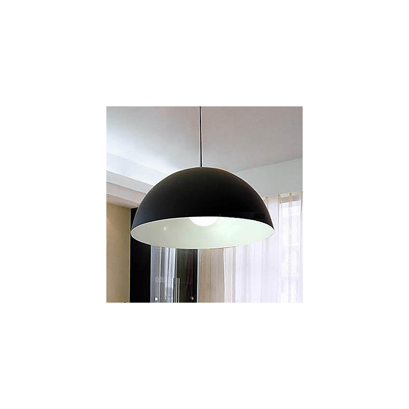 Lampada a sospensione moderna in metallo 1 luce E26/E27 100 cm