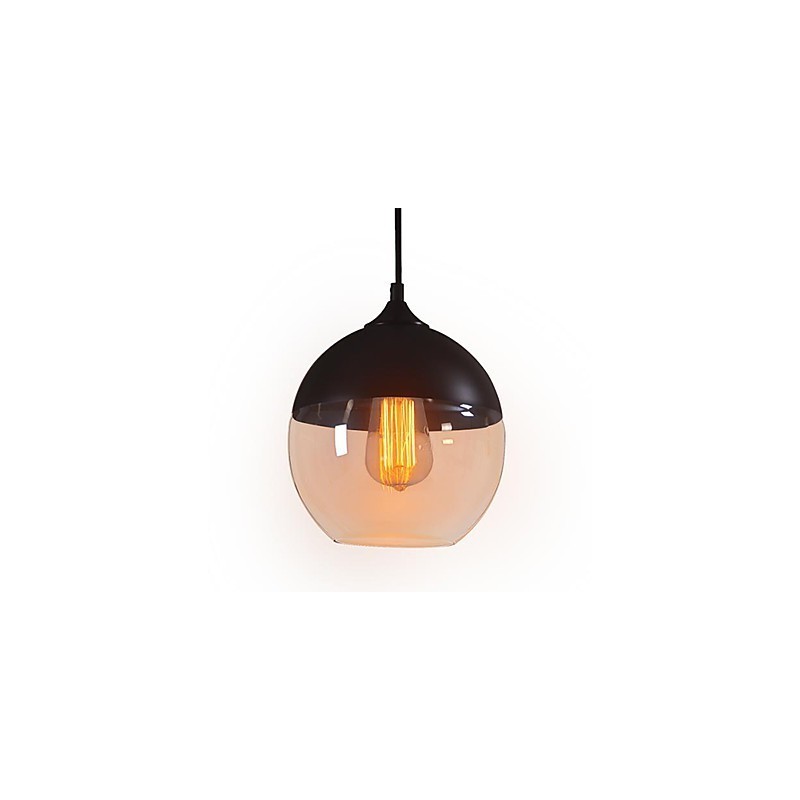 WestMenLights Lampada a sospensione in vetro moderno vintage 200 mm trasparente