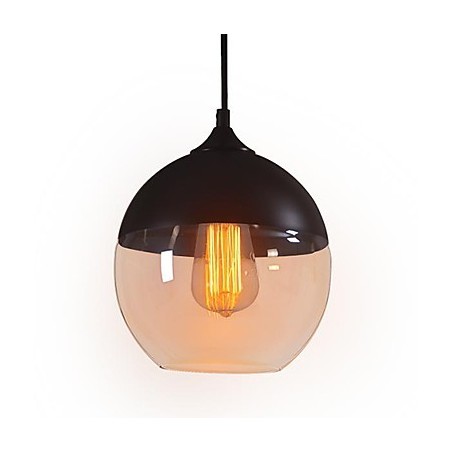 WestMenLights Lampada a sospensione in vetro moderno vintage 200 mm trasparente