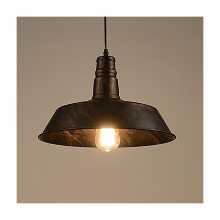 Lampadario a sospensione retrò minimalista con copertura unica 360 mm