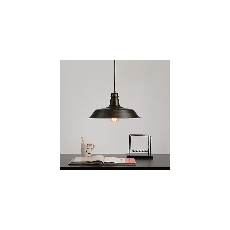 Lampadario a sospensione retrò minimalista con copertura unica 360 mm