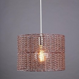 Lampada a sospensione lanterna vintage country classica moderna e contemporanea nera e bianca