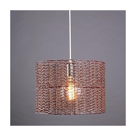 Lampada a sospensione lanterna vintage country classica moderna e contemporanea nera e bianca