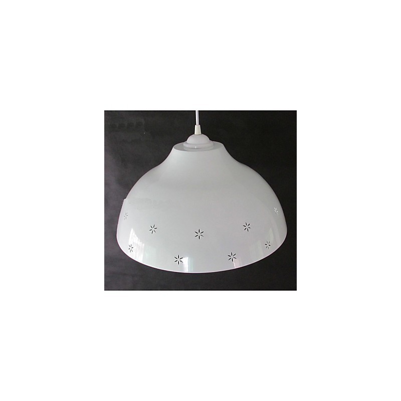 Creative Shop Lampada a sospensione a testa singola in metallo, 3 luci E26/E27