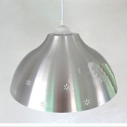 Creative Shop Lampada a sospensione a testa singola in metallo, 3 luci E26/E27