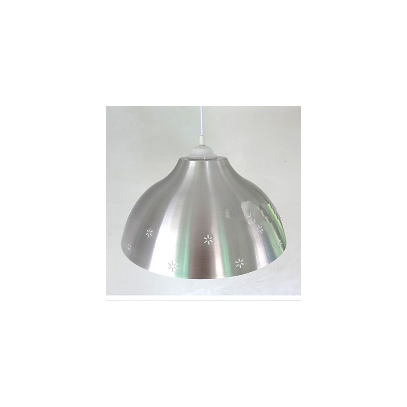 Creative Shop Lampada a sospensione a testa singola in metallo, 3 luci E26/E27