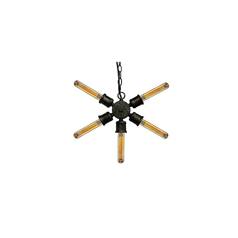 Lampada a sospensione mini in metallo retrò verniciato