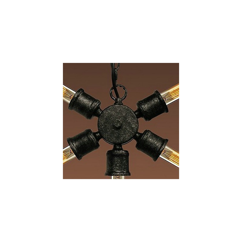 Lampada a sospensione mini in metallo retrò verniciato