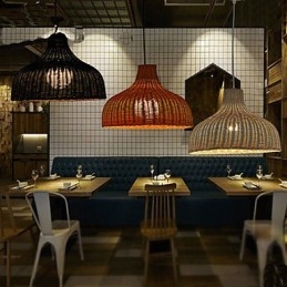Lampadario a sospensione in bambù a testa singola To Ri