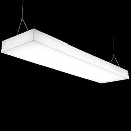 Lampada a sospensione moderna in metallo con luce verso l'alto, 90 cm